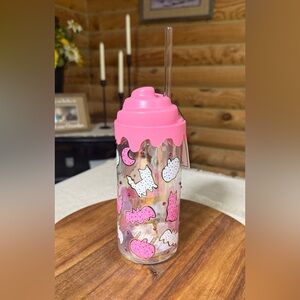 ANIMAL CRACKERS Glass HALLOWEEN Tumbler